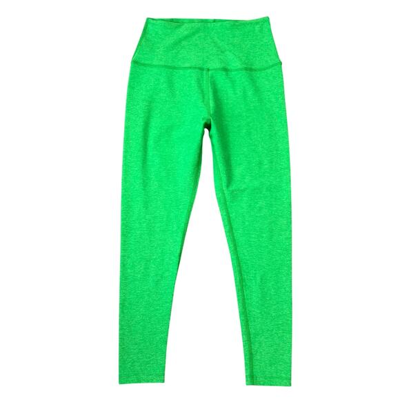 Beyond Yoga Pants - Beyond Yoga Space Dye Walk and Talk High Waisted Leggings in Bright Green (Sz M)